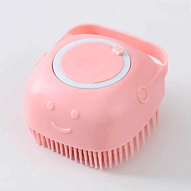 Pet Bathing Brush Soft Silicone Massager Shower Gel Bathing Dog Grooming,