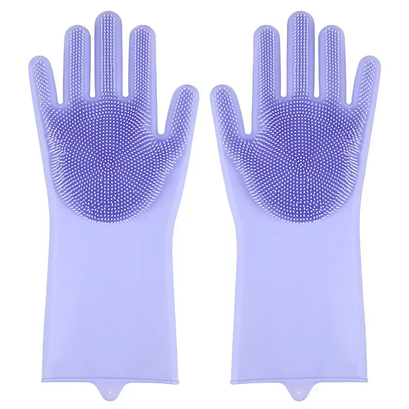 Pet Grooming Gloves, Dog Washing Gloves with High-Density Teeth,