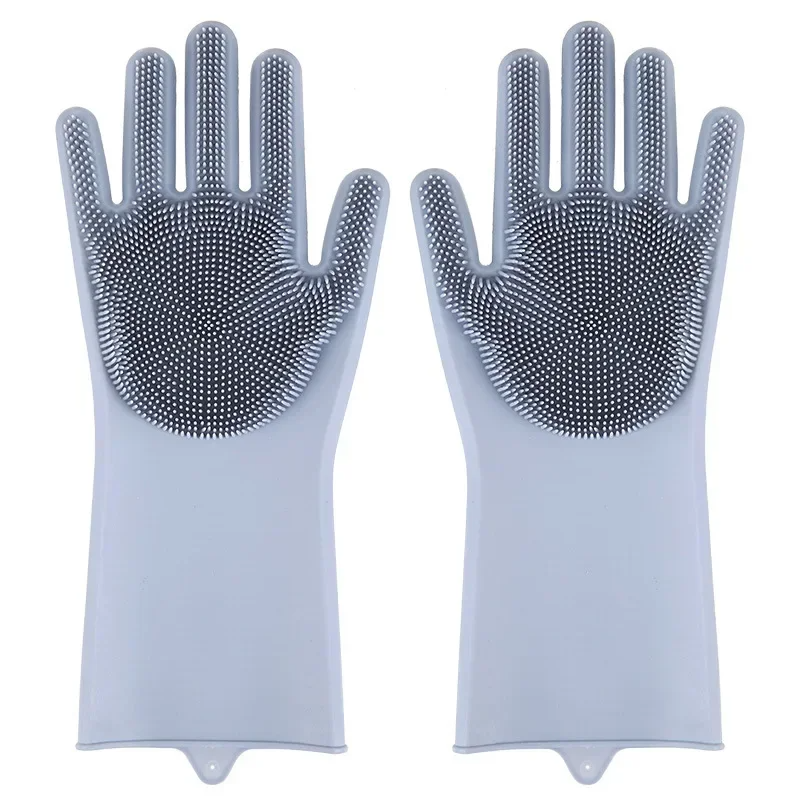 Pet Grooming Gloves, Dog Washing Gloves with High-Density Teeth,